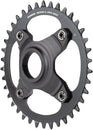 Plato Shimano STEPS SM-CRE80-12-B - 38 dientes sin protector de cadena, línea de cadena de 55 mm, negro