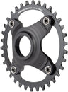 Plato Shimano STEPS SM-CRE80-B - 34 dientes sin protector de cadena, línea de cadena de 55 mm, negro