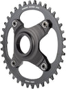 Plato Shimano STEPS SM-CRE80-B - 38 dientes sin protector de cadena, línea de cadena de 55 mm, negro