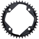 Plato FSA Gossamer Pro Megatooth, 1x 44 dientes, 120BCD, patrón de 4 tornillos, perfil estrecho-ancho, negro