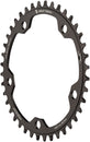 Plato Wolf Tooth para ciclocross de carretera (130 BCD) - 40 dientes, 130 BCD, 5 tornillos, tope abatible, 10/11/12 velocidades, compatible con Eagle Flattop, negro
