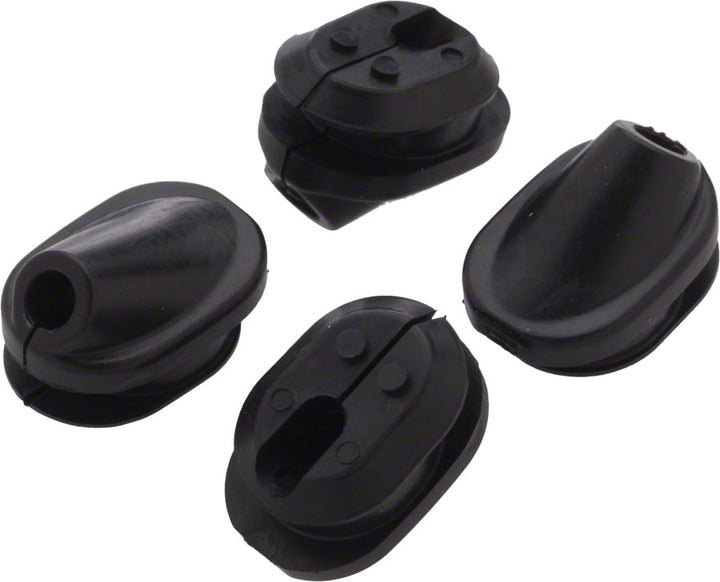 Pasacables para cuadro Shimano GM02 Di2 E-Tube (7 mm x 8 mm ovalados), 4 unidades