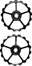 CeramicSpeed Oversized Pulley Wheels - 17 tooth Alloy Wheels Black