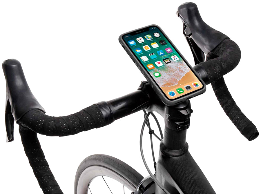 Estuche Topeak Ridecase con soporte - Compatible con iPhone XR Negro/Gris