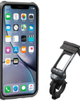 Estuche Topeak Ridecase con soporte - Compatible con iPhone XR Negro/Gris