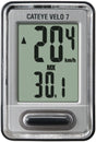 Ciclocomputador CatEye Velo 7 - Negro con cable