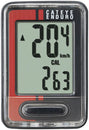Ciclocomputador con cable Cateye Enduro - Negro/Rojo