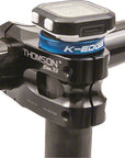 K-EDGE Gravity Stem Cap Mount for Garmin Quarter Turn Type Computers Blue
