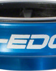 K-EDGE Gravity Stem Cap Mount for Garmin Quarter Turn Type Computers Blue