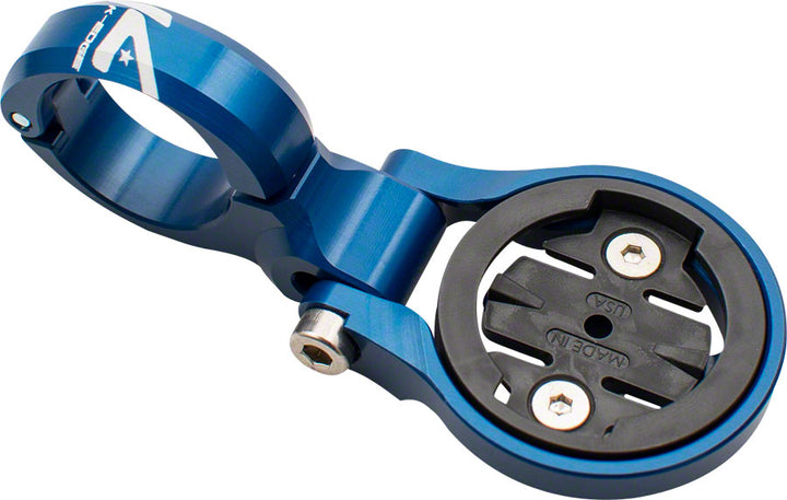 K-EDGE Garmin Sport TT/Aero Handlebar Mount: 22.2mm Blue