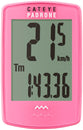 Ciclocomputador CatEye Padrone - Rosa inalámbrico