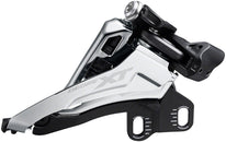 Desviador delantero Shimano XT FD-M8100-E - 2x12 E2 - Montaje directo, delantero, giro lateral, negro