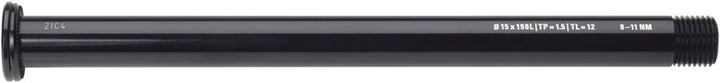 WHISKY No.9 Thru Bolt - 15mm 198mm P1.5 TL12 Black