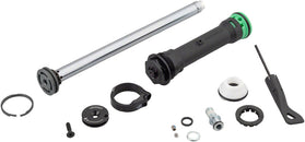 Conjunto de amortiguador de horquilla RockShox - Remoto, 17 mm, PopLoc (previo a 2013), PushLoc, llave en mano, 27"/29" - Plata Judy A1+/Plata 30 A3+ (2018+)