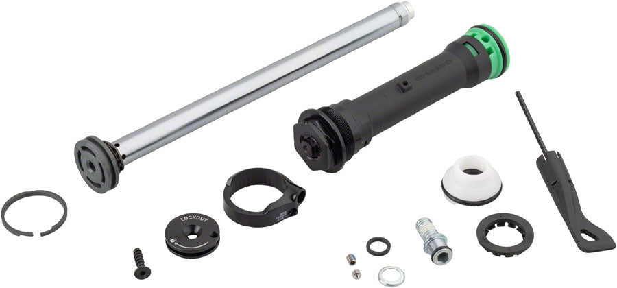 RockShox Fork Damper Assembly - Remote 17mm PopLoc Pre-2013 PushLoc Turnkey 27&quot;/29&quot; - Judy Silver A1+/30 Silver A3+ 2018+