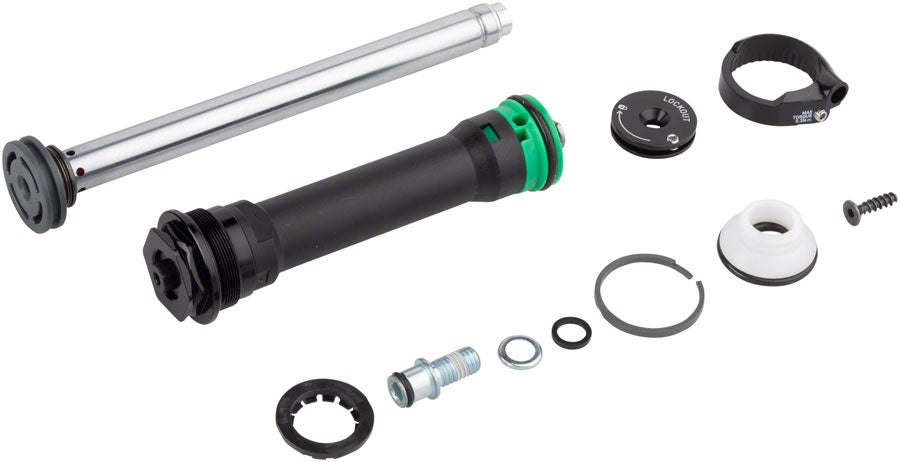 RockShox Fork Damper Assembly - 26&quot; Remote 17mm Poploc Turnkey Thread Pitch 0.8mm Judy Silver A1+/30 Silver A3+ 2018+