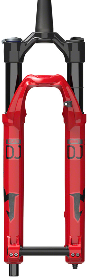 Marzocchi Bomber DJ Suspension Fork - 26&quot; 100 mm 20 x 110 mm 37 mm Offset Gloss Red Grip Sweep-Adj