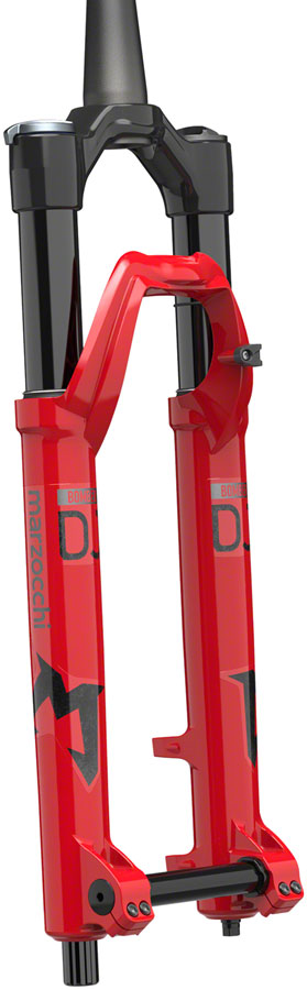 Marzocchi Bomber DJ Suspension Fork - 26&quot; 100 mm 20 x 110 mm 37 mm Offset Gloss Red Grip Sweep-Adj