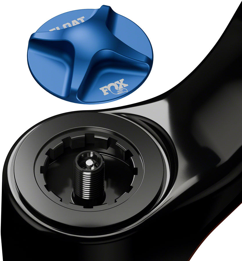 FOX 32 Step-Cast Performance Suspension Fork - 29&quot; 100mm 15x110mm Kabolt SL 44mm Offset GRIP Damper Push-Lk. Ano Crown Matte BLK