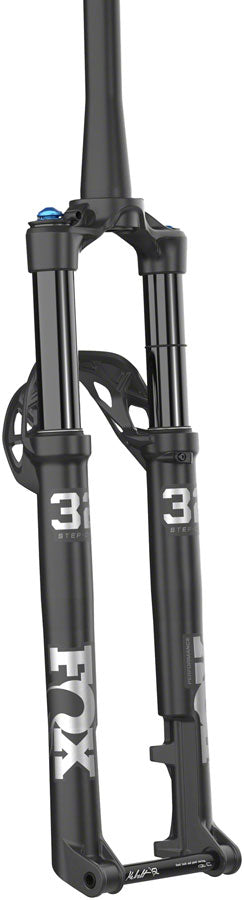 FOX 32 Step-Cast Performance Suspension Fork - 29&quot; 100mm 15x110mm Kabolt SL 44mm Offset GRIP Damper Push-Lk. Ano Crown Matte BLK