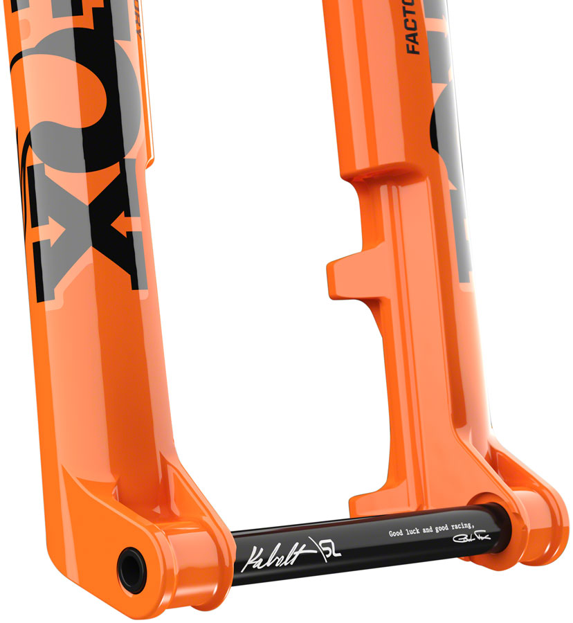 Horquilla de suspensión FOX 32 Step-Cast Factory - 29&quot; 100 mm 15 x 110 mm Kabolt SL 44 mm de desplazamiento GRIP SL Amortiguador Push-Lock Naranja brillante