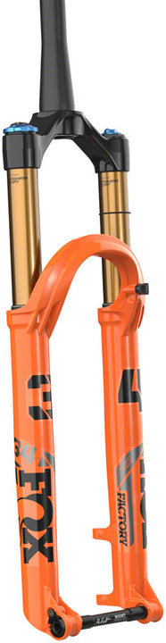 Horquilla de suspensión FOX 34 Factory - 29" 130 mm 15 x 110 mm Kabolt 44 mm de desplazamiento GRIP X Damper Naranja brillante