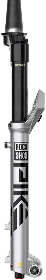 RockShox Pike Ultimate C2 Suspension Fork 29 DebonAir+ W/ButterCups 130mm 1-1/8-1.5 15x110mm TA Rake: 44mm Silver