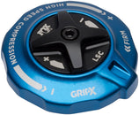 Piezas de interfaz de tapa superior FOX GRIP X - 2025 HSC / LSC Blue Ano