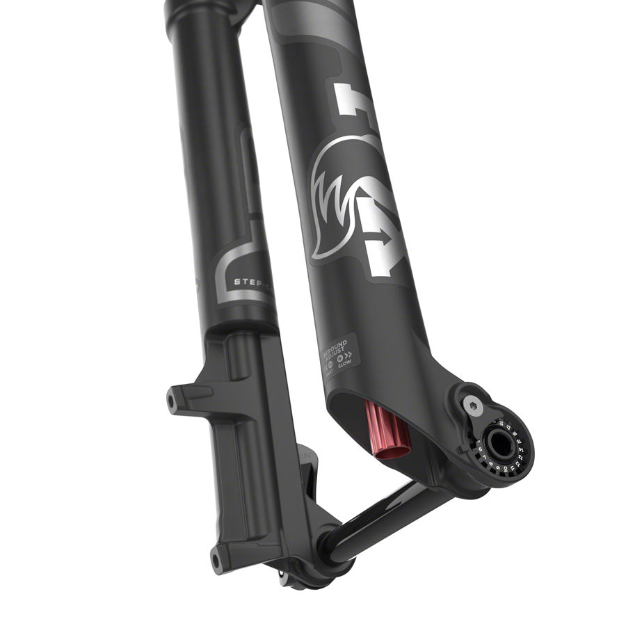 FOX 32 Step-Cast Performance Suspension Fork - 27.5&quot; 100 mm 15QR x 110 mm 44 mm Offset Matte BLK GRIP 3-Position