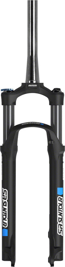 Horquilla de suspensión neumática SR Suntour XCR 32 ATB - Tubo de dirección cónico de 29&quot;, QR de 100 mm, disco de 9 mm x 100, color negro mate