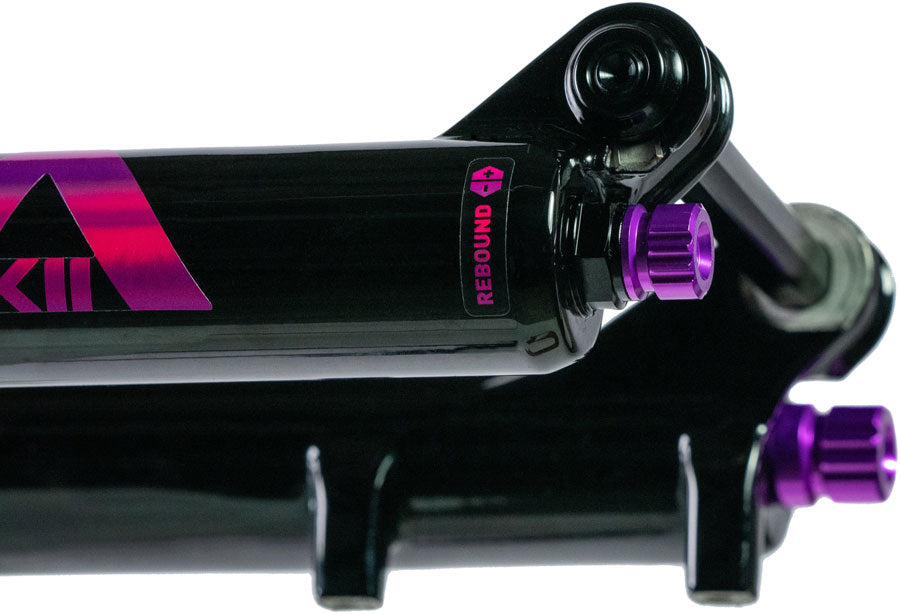 Cane Creek Helm MKII Air 29 Suspension Fork - 29&quot; 160 mm 15 x 110 mm 44 mm Offset Gloss BLK/Purple