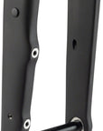 WHISKY No.9 CXLR Fork - 12mm Thru-Axle 1.5" Tapered Carbon Steerer Flat Mount Disc Matte BLK