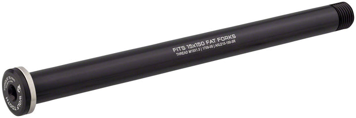 Eje pasante delantero Wolf Tooth - RockShox 15 x 150 mm Negro
