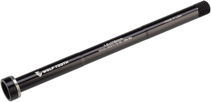 Eje pasante trasero Wolf Tooth - M12 1,5 x 178 mm Negro