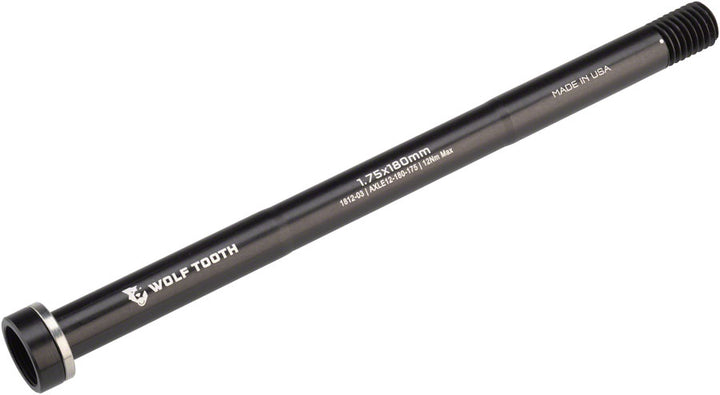 Eje pasante trasero Wolf Tooth - M12 1,75 x 180 mm Negro