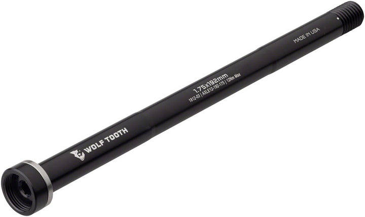 Eje pasante trasero Wolf Tooth - M12 1,75 x 192 mm Negro