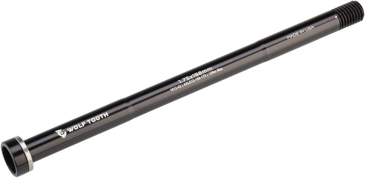 Eje pasante trasero Wolf Tooth - M12 1,75 x 198 mm Negro