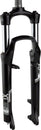 Horquilla de suspensión SR Suntour XCM de 26", tubo de dirección roscado de 1-1/8", llanta de 100 mm, disco negro