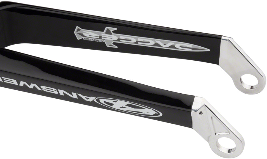 Answer BMX Dagger Pro Fork - 20&quot; 20mm Dropout Tapered Black