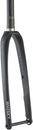 WHISKY No.9 RD Fork - 12mm Thru-Axle 1-1/4" Tapered Carbon Steerer Flat Mount Disc Matte BLK