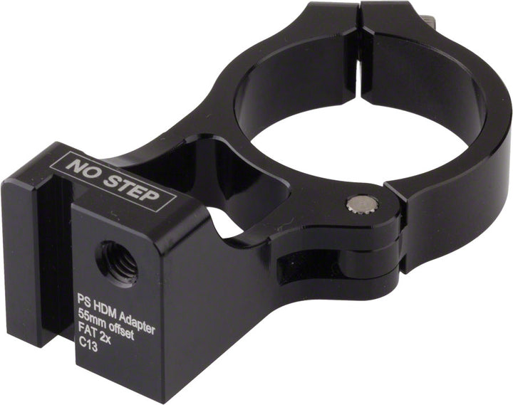 Adaptador de montaje directo Problem Solvers, desplazamiento de 55 mm, BB de 100 mm, abrazadera de 34,9 mm con calzas, 31,8/28,6