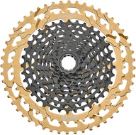 TRP CS-M9050-12 EVO Cassette - 12-Speed 10-52t MicroSpline Compatible - Black/Gold