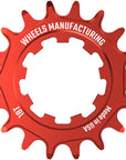 Ruedas de fabricación SOLO-SPEED Cog - 18t Compatible con kits SOLO-SPLINE SOLO-XD Rojo