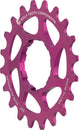 Piñón de aluminio Wolf Tooth de una sola velocidad - Compatible con cadenas de 3/32" (20 dientes), color morado