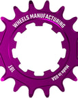Ruedas de fabricación SOLO-SPEED Cog - 18t Compatible con kits SOLO-SPLINE SOLO-XD Púrpura