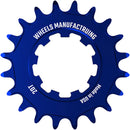 Ruedas de fabricación SOLO-SPEED Cog - 20t Compatible con kits SOLO-SPLINE SOLO-XD Azul