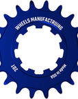 Ruedas de fabricación SOLO-SPEED Cog - 20t Compatible con kits SOLO-SPLINE SOLO-XD Azul