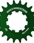 Ruedas de fabricación SOLO-SPEED Cog - 20t Compatible con kits SOLO-SPLINE SOLO-XD Verde