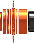 Kit de conversión de ruedas SOLO-XD XD/XDR de una sola velocidad (18 dientes) para buje libre SRAM XD/XDR, color naranja