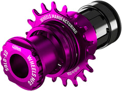 Wheels Manufacturing SOLO-XD XD/XDR Single Speed Conversion Kit - 18t For SRAM XD/XDR Freeubs Purple